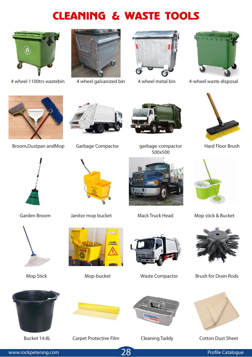 Cleaning & Waste Tools